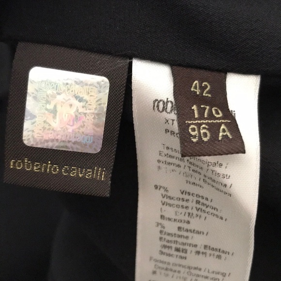 Roberto Cavalli Contrast Floral Print Blazer Sz. 42 - Picture 11 of 12